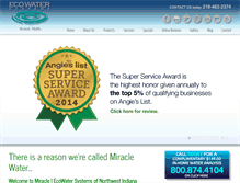 Tablet Screenshot of goecowater.com